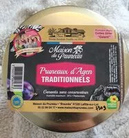 Mängden socker i Pruneaux d'Agen traditionnels
