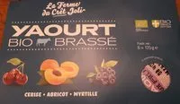 Mängden socker i Yaourts Fruits Cerise Abricot Myrtille