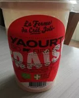 Mängden socker i Yaourt bio brassé fraise