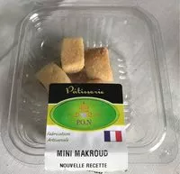 Mängden socker i Mini Makroud