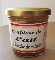 Mängden socker i Confiture de lait à poudre de noisette
