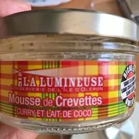 Mängden socker i Mousse crevettes curry et lait de coco