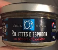 Mängden socker i Rillettes d’espadon