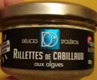 Mängden socker i Rillettes de cabillaud aux algues