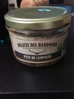 Mängden socker i Paté de campagne