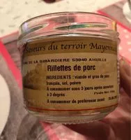 Mängden socker i Rillettes de porc