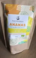 Mängden socker i Ananas séché en tranches