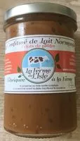 Mängden socker i La confiture de lait normande éclats de pralin