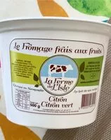 Mängden socker i Fromage frais aux fruits