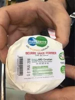 Mängden socker i Beurre doux fermier