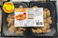 Mängden socker i Nuggets de dinde