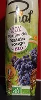 Mängden socker i Pur de raisin rouge bio