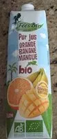 Mängden socker i Pur jus Orange banane Mangue Bio