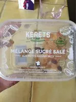 Mängden socker i Melange sucre sale aux petits raisins secs