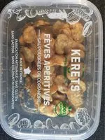 Mängden socker i Fèves apéritives