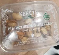 Mängden socker i Pistaches naturelles