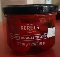 Mängden socker i Piments rouges très épicés