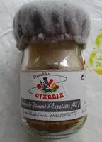 Mängden socker i Poudre de piment d'Espelette aop