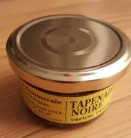 Mängden socker i Tapenade noire - variété Tanche