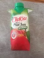 Mängden socker i Cidou 100% Pur Jus Pomme