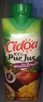 Mängden socker i Cidou 100% Pur Jus multifruits
