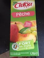 Mängden socker i Nectar douceur de pêche