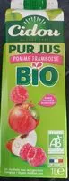 Mängden socker i Cidou pur jus pomme framboise