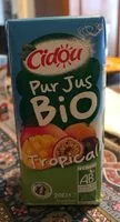 Mängden socker i Pur jus bio tropical