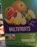 Mängden socker i Multifruits un amour de bio