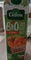Mängden socker i Cidou le bio orange