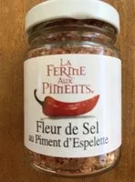 Mängden socker i Fleur de sel au piment d'Espelette