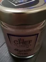 Mängden socker i sucre saveur myrtille