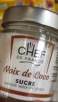 Mängden socker i noix de coco sucre