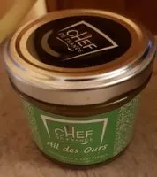 Mängden socker i Tartinable Ail des ours 100g Chef de France