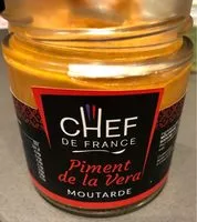 Mängden socker i Moutarde Piment de la Vera