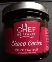 Mängden socker i Délice à tartiner Choco Cerise