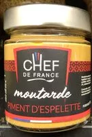 Mängden socker i Moutarde piment d’espelette