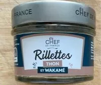 Mängden socker i RILLETTE THON WAKAME