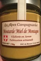 Mängden socker i Moutarde miel de montagne