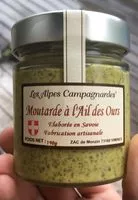 Mängden socker i Moutarde à l'ail des ours