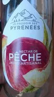 Mängden socker i Nectar de pêche jaune artisanal