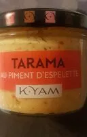 Mängden socker i Tarama au piment d espelette