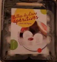 Mängden socker i Billes de chèvre coeur de figue