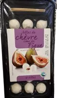 Mängden socker i Billes de chèvre coeur de figues