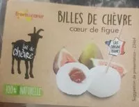 Mängden socker i Billes de chèvre cœur de figue