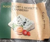 Mängden socker i Roquefort & noisette cranberry