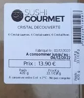 Mängden socker i Cristal decouverte