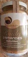 Mängden socker i Poudre d'amandes déshuilées