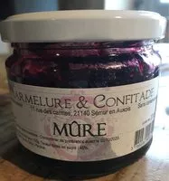 Mängden socker i Confiture de mûre