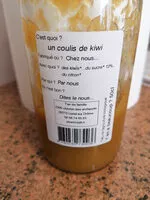 Mängden socker i coulis de kiwi